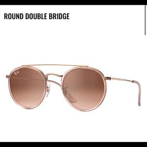 NWT Ray-Ban Round Double Bridge Sunglasses